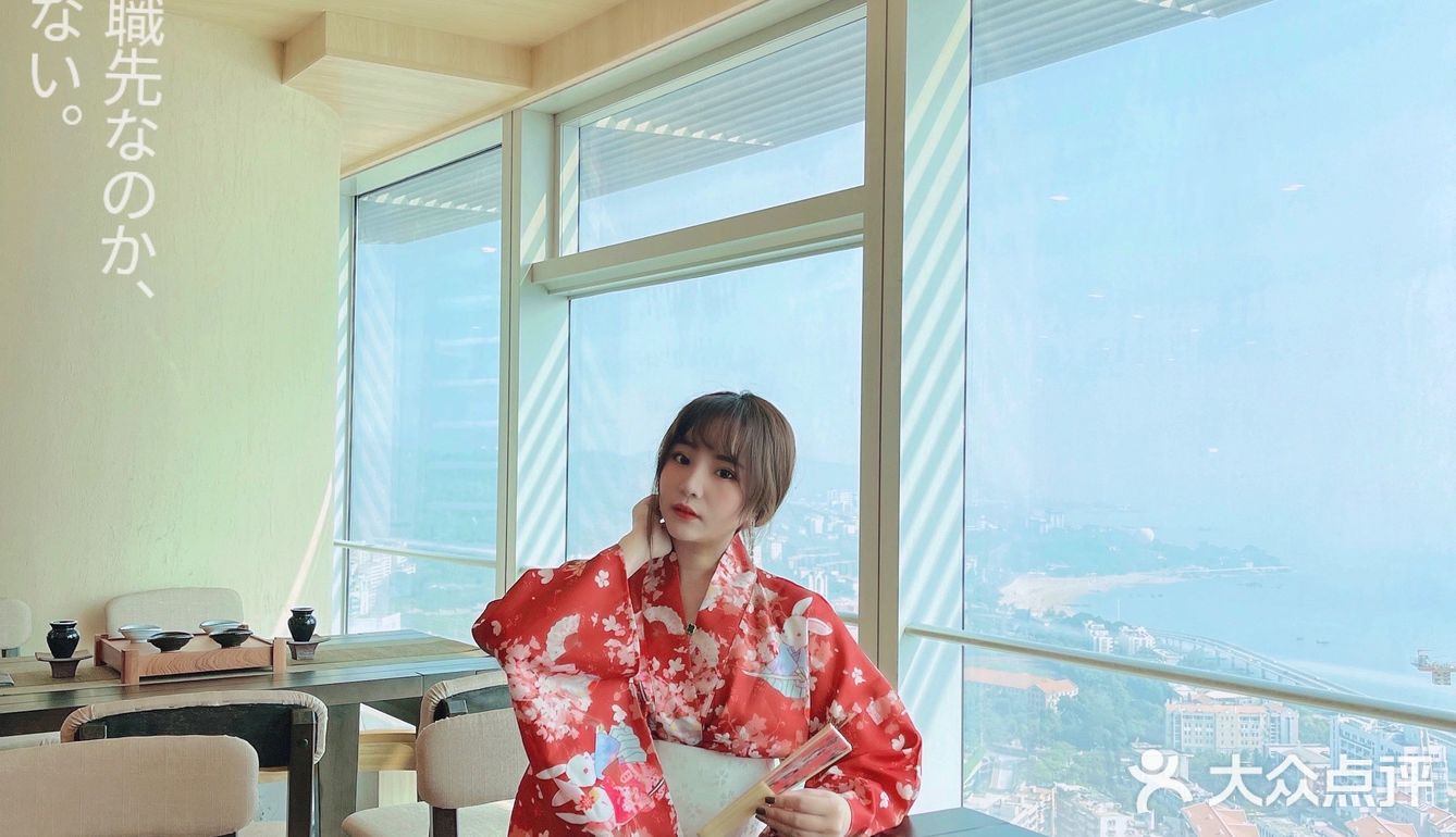 厦门首家高空海景茶室🍵日式少女一起喝茶吧