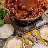 终于吃到火锅鸡了！