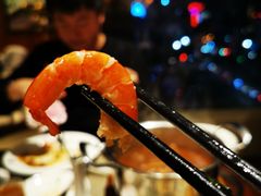 南宁自助餐中非常新鲜的虾-景湖轩全日制餐厅·南湖名都