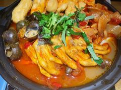 老表记鸳鸯螺丝鸭脚煲-老表记广西宵夜螺蛳鸭脚煲(西大店)