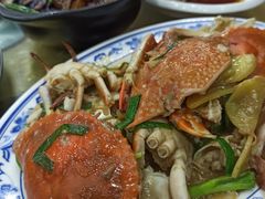姜葱炒花蟹-七鲜渔港美食餐厅(巽寮湾海景店)