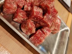 凤梨雪花牛肉粒-霸腹烤肉(厦门柚子番店)