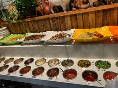 自助调料区-草原塞蛮羊火锅城(港湾店)