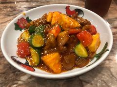 菠萝咕咾肉-廣九广味食堂-猪肚鸡火锅(曼哈顿店)