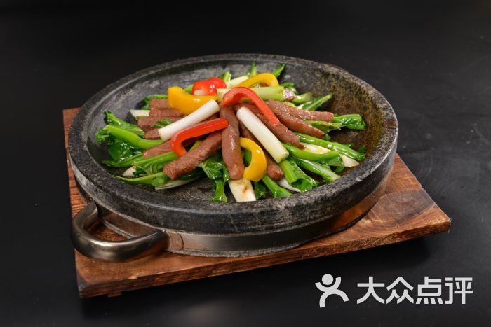 菜远爆雪花牛肉 y