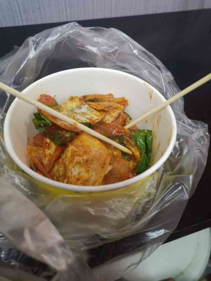 一直点的外卖 价格实惠分量很大 偶尔吃吃比较好