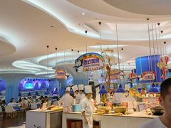 自助取餐区-帝企鹅自助餐厅•儿童岛•真企鹅(长隆企鹅酒店)