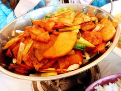 干锅土豆片-中央财经大学-食堂