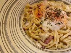 忌廉汁培根意大利扁面配水波蛋-Cyclus Craft Kitchen薩克思手工厨房