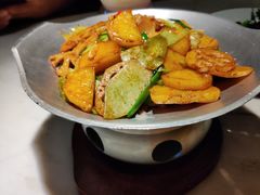 干煸三素-绿茶餐厅(首开福茂店)