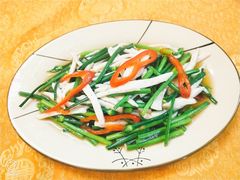 鱼面炒久菜花-潮盛海鲜(韶关总店)