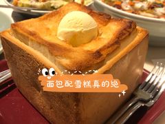 迷你厚多士配雪糕-港丽餐厅(高德置地店)