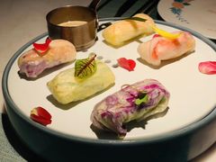 漫步花开彩虹卷-蜜桃花开·中西融合菜E&W(南长街店)