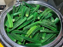 白灼秋葵-观自在素食馆(西槎路店)