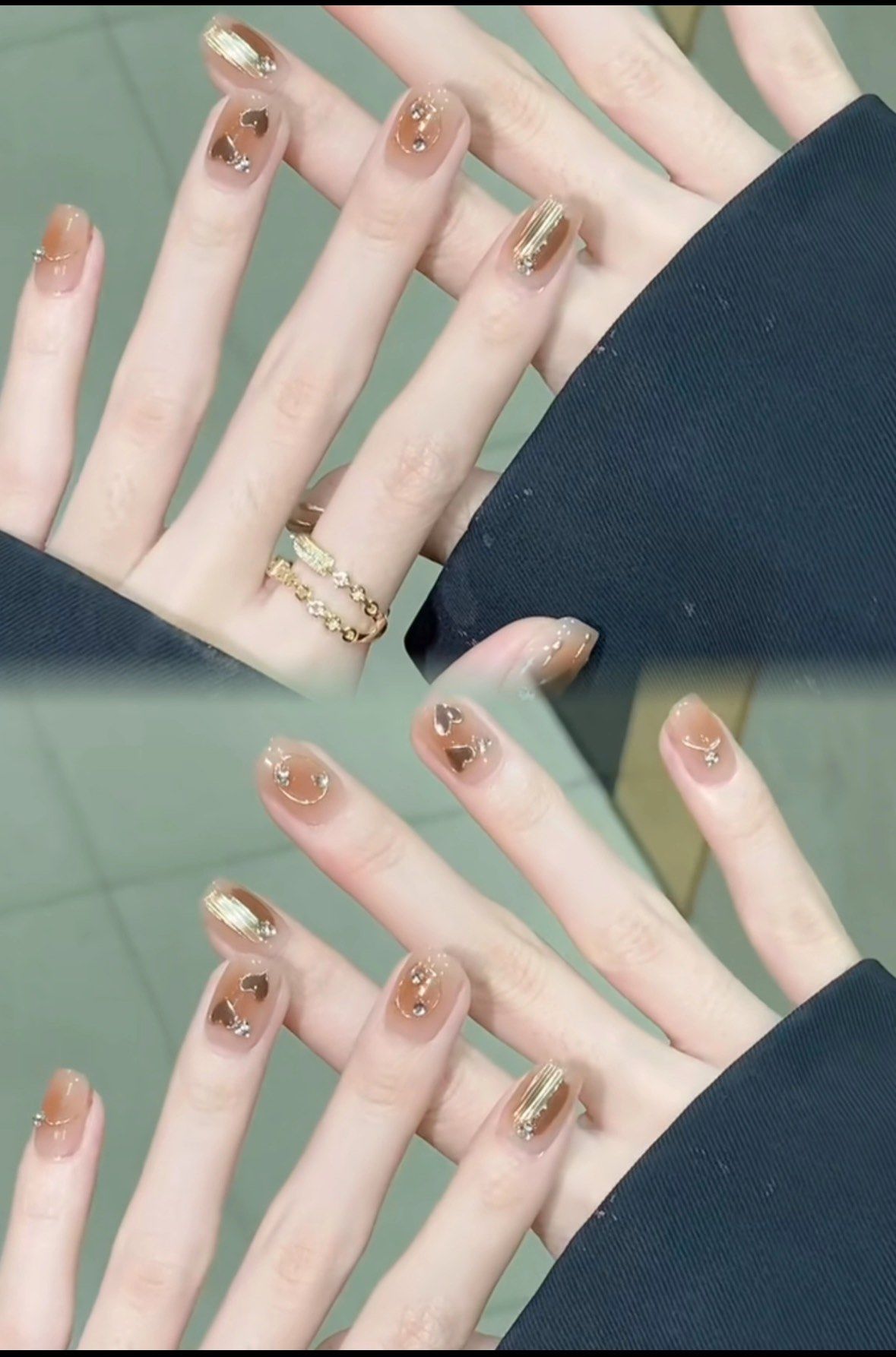 简约大方美甲款式