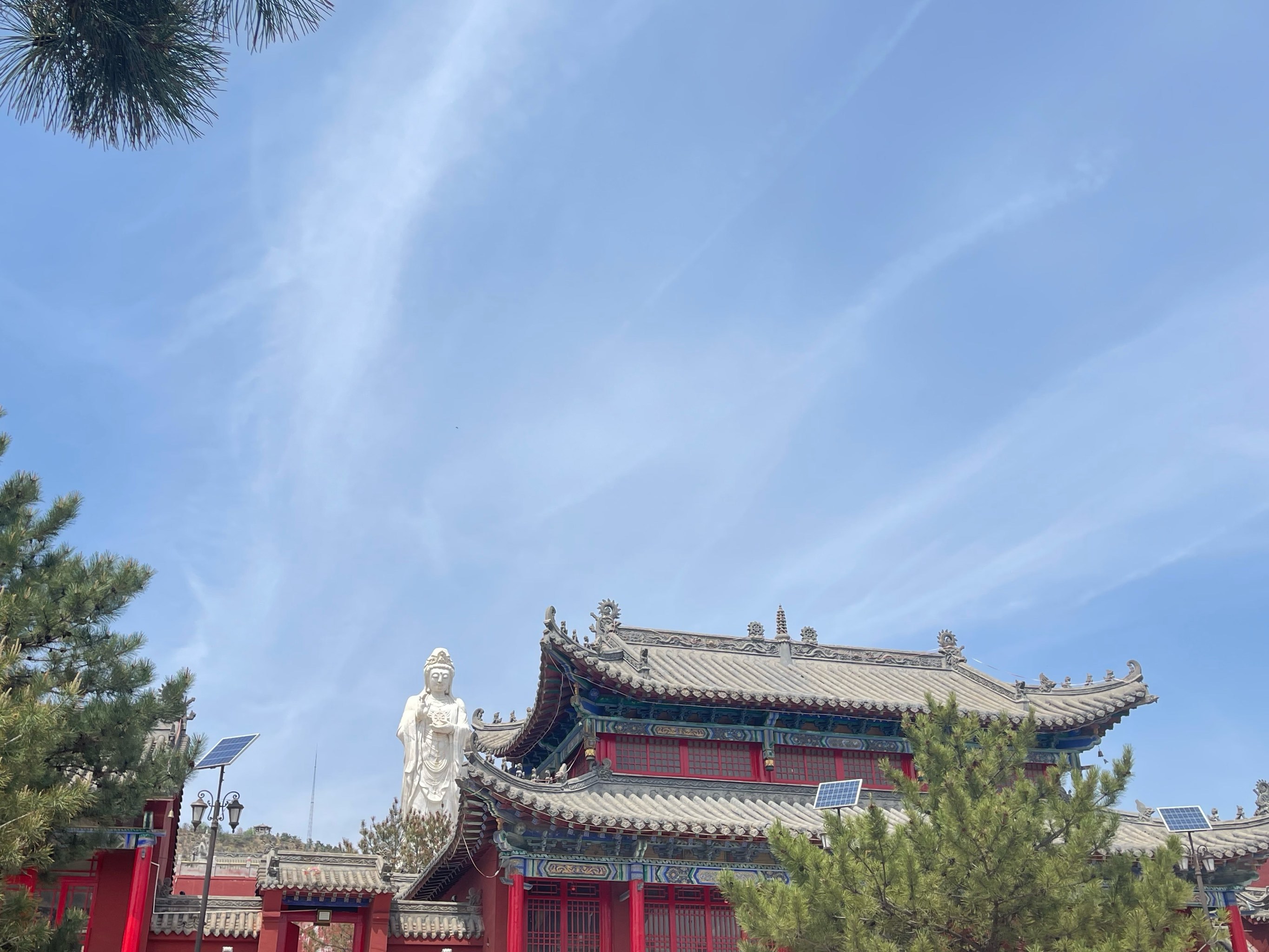 迟春的赤峰市静安寺,徒步休闲好去处