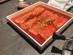潮州秘制生腌三文鱼-卤鼎记·潮汕卤水火锅饭店(北京首店)
