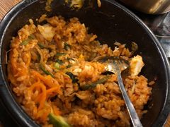 石锅拌饭-包装马车·韩国料理·포장마차