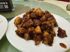 蒜子牛肉粒-奥华餐厅·老张记(台基厂店)