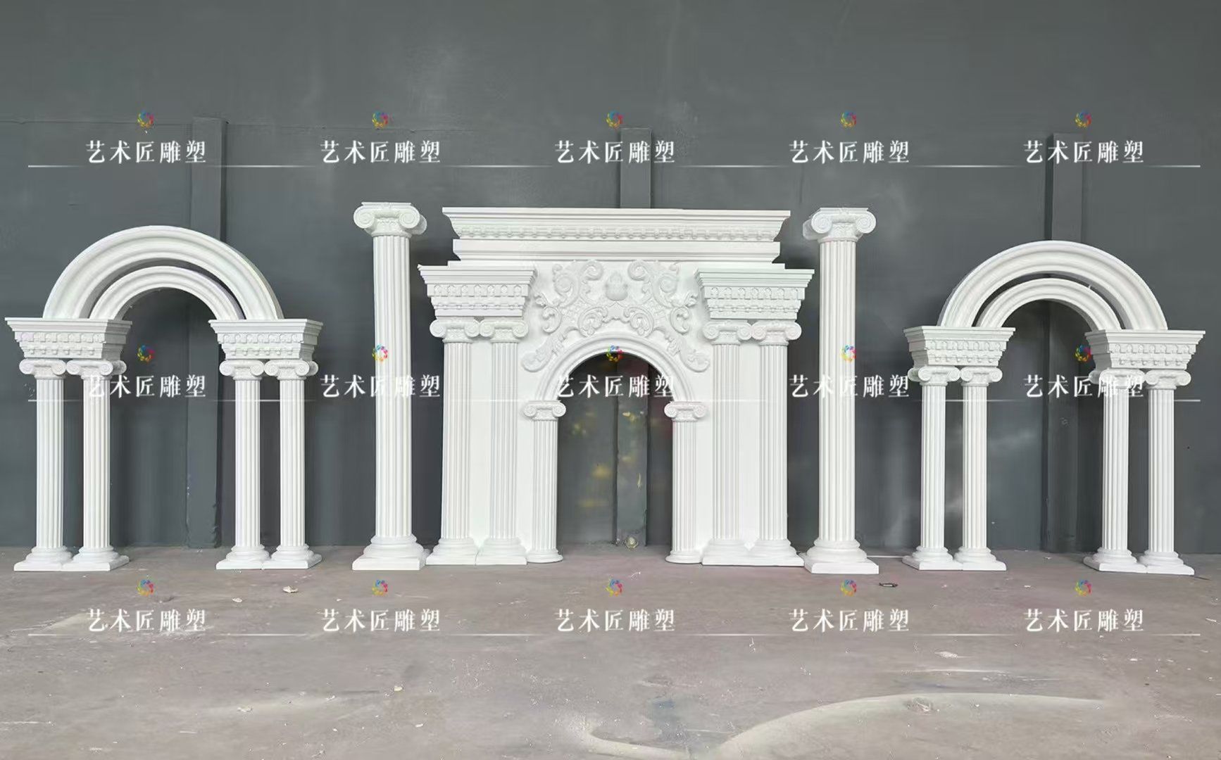 👨‍🎨艺术匠雕塑·欧式罗马柱拱门