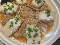 带鱼蒸肉饼-庐灶江南·江南菜·四合院Bistro(东直门雍和宫·原华侨宾馆店)