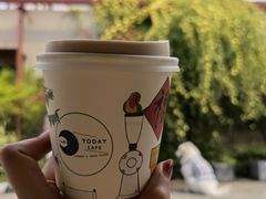 一个迷离的柑橘的酒香拿铁-Bamboo Today Cafe(国创园店)