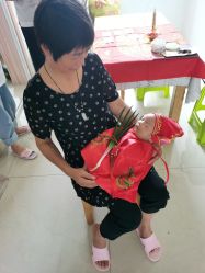-凤鸣笔庄婴儿满月理发胎毛笔制作
