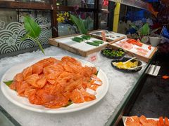 三文鱼刺身-四海一家自助餐(益田假日广场店)