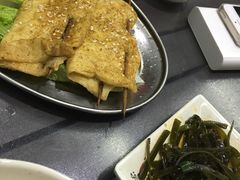 羊肉串腐皮-利杨记·本味轩粥坊·烧烤(宝体店)