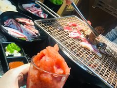 草莓冰沙-九田家黑牛烤肉料理(太阳城店)