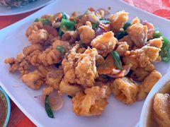 咸蛋黄鱿鱼-灯笼馆海鲜餐厅