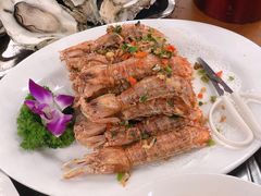 椒盐游水濑尿虾-蚝得喜海鲜(东城店)