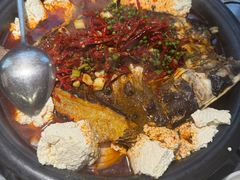 重庆豆花烤鱼-探鱼·鲜青椒爽麻烤鱼(苏宁广场店)