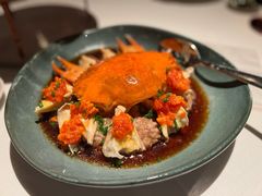 蒸青膏蟹配云南头菜肉饼-三号黄浦会Canton Table