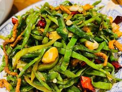 扁豆炒肉丝-鸽子窝(青塔店)