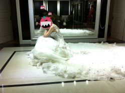 第三套主纱&nbsp;镇店之宝-韩国天使嫁衣婚纱礼服馆(上海旗舰店)