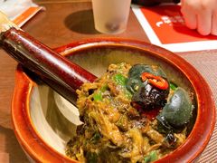 皮蛋捶辣椒茄子-小隐人家(乐松店)