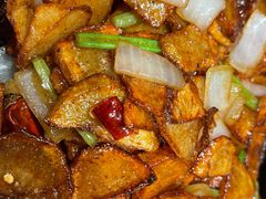 铁板土豆片-老胖串店(山大路店)