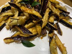 风味干烹紫茄条-观宴中餐厅