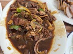 -铁东熏肉大饼铺老二马路黑牌子