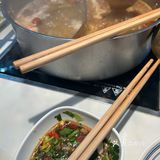 今天火锅吃撑了,超满足