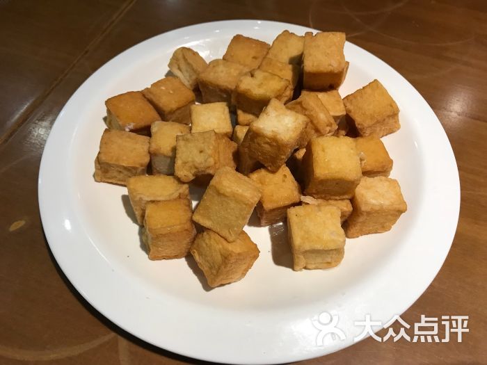 古铜老院爆肚涮肉(常营店)-鱼豆腐-菜-鱼豆腐图片-北京美食-大众点评