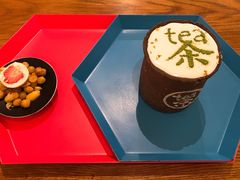 手工奶盖茶-茶是一枝花泡茶店