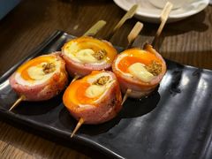 溏心蛋培根-九州料理竿屋SaoYa