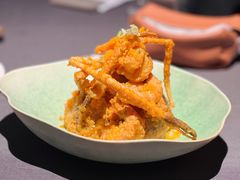 咸蛋黄啫罗氏虾-御膳汤品(猎人坊店)