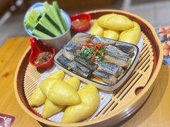 咸鱼饼子-南山小渔村•大连海鲜大连菜(七七街店)