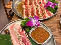 -明洞阿姨·韩式酱蟹烤肉·创意料理(三元桥店)