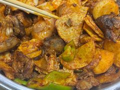 -尕有炕锅烤羊肉