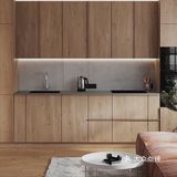 原木+橙色 简约雅致的感觉