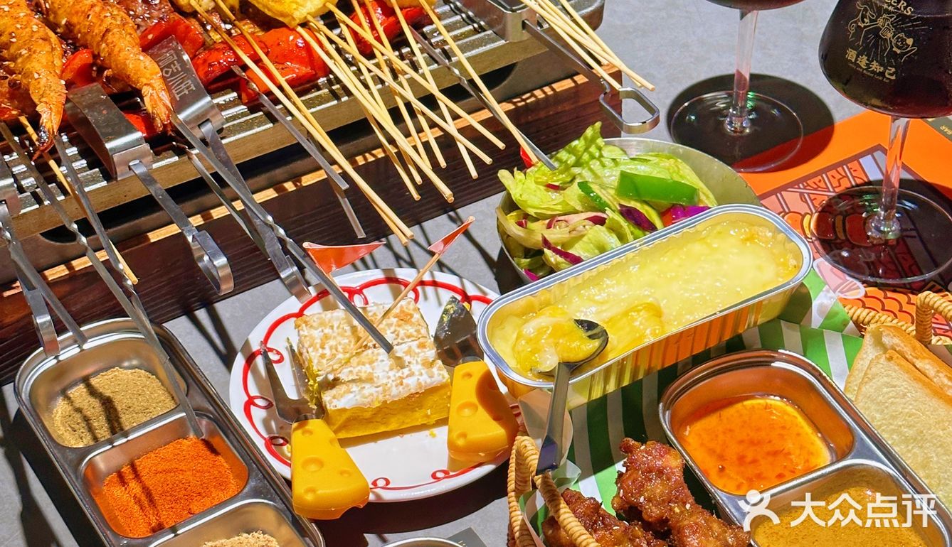  馋哭隔壁小孩的炭烤铺～超绝包浆豆腐